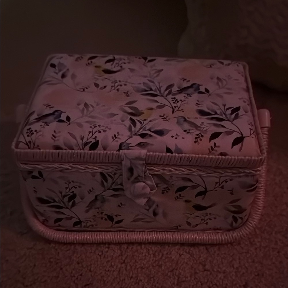 Floral Patterned Storage Box